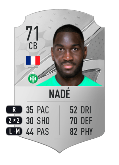 Mickaël Nadé Rare 71 OVR