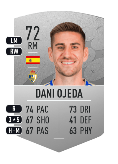 Dani Ojeda Common 72 OVR