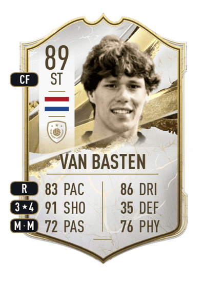 Marco van Basten Icon 89 OVR
