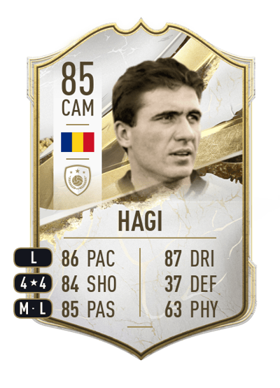 Gheorghe Hagi Icon 85 OVR