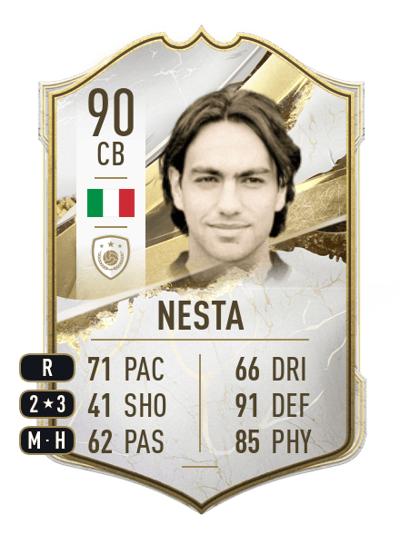 Alessandro Nesta Icon 90 OVR