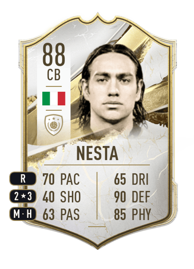 Alessandro Nesta Icon 88 OVR