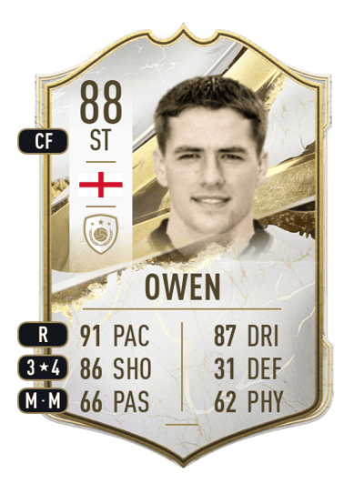 Michael Owen Icon 88 OVR