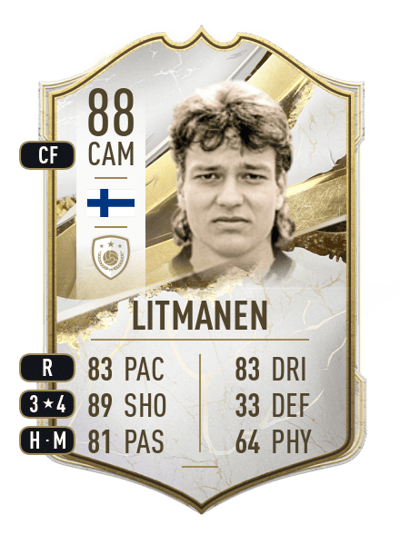 Jari Litmanen Icon 88 OVR