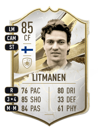 Jari Litmanen Icon 85 OVR