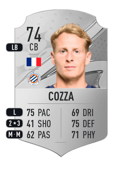 Nicolas Cozza Rare 74 OVR