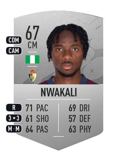Kelechi Nwakali Common 67 OVR