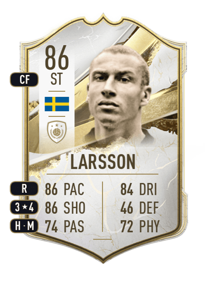 Henrik Larsson Icon 86 OVR