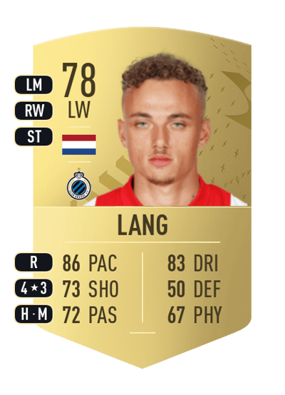 Noa Lang Common 78 OVR
