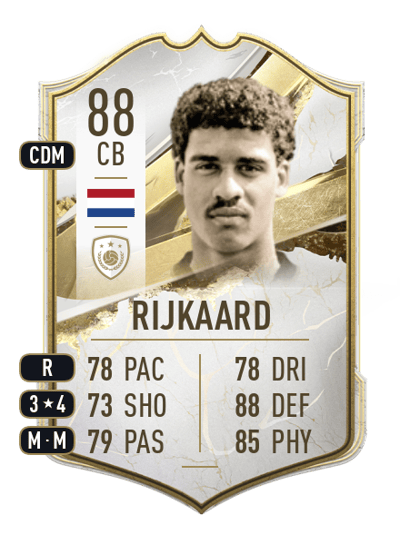 Frank Rijkaard Icon 88 OVR