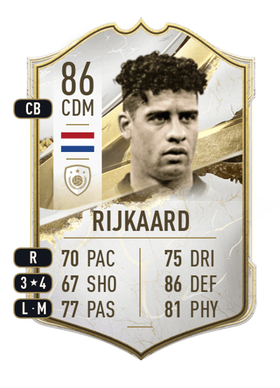 Frank Rijkaard Icon 86 OVR