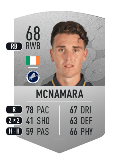 Danny McNamara Common 68 OVR