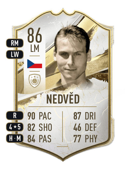 Pavel Nedvěd Icon 86 OVR