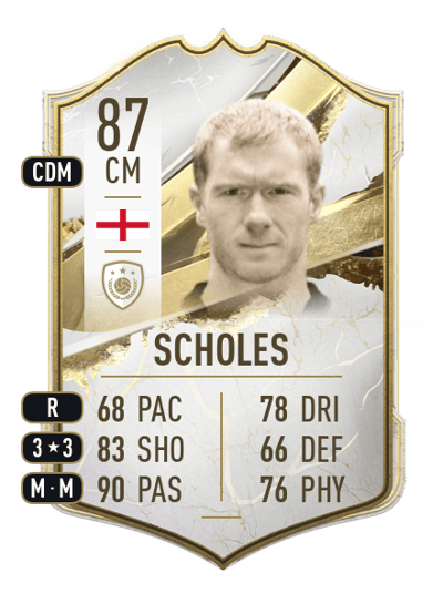 Paul Scholes Icon 87 OVR