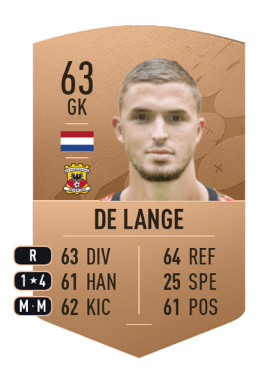 Jeffrey de Lange Common 63 OVR