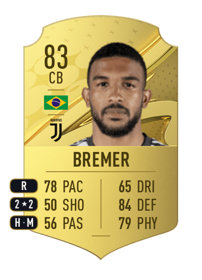 Bremer Rare 83 OVR