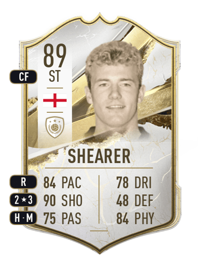 Alan Shearer Icon 89 OVR