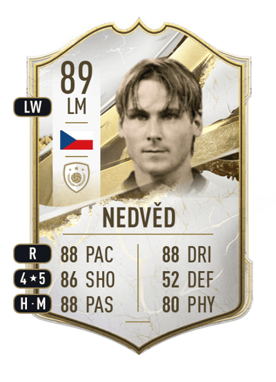 Pavel Nedvěd Icon 89 OVR
