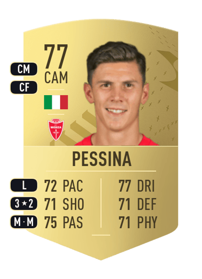 Matteo Pessina Common 77 OVR