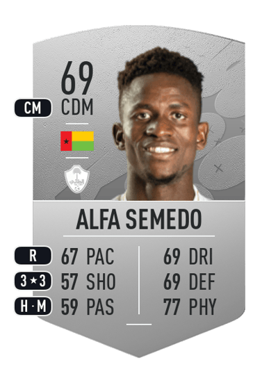 Alfa Semedo Common 69 OVR
