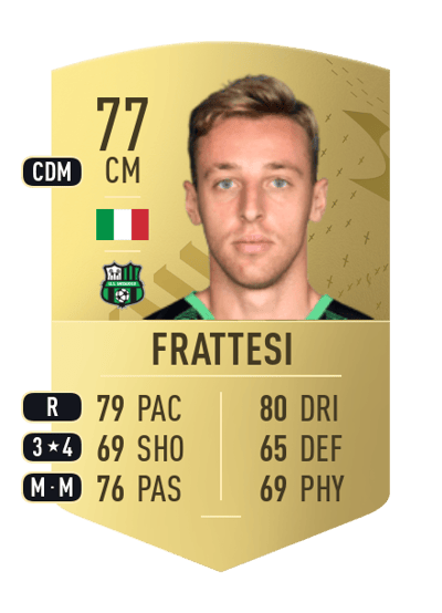 Davide Frattesi Common 77 OVR