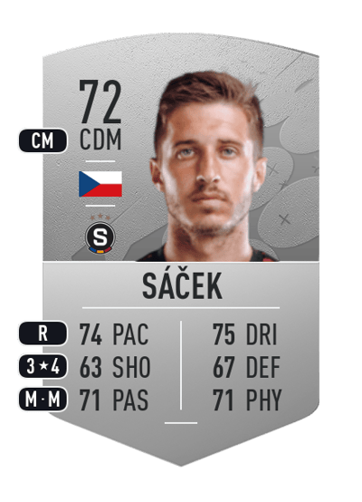 Michal Sáček Common 72 OVR