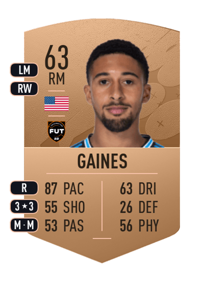 Orrin McKinze Gaines Common 63 OVR