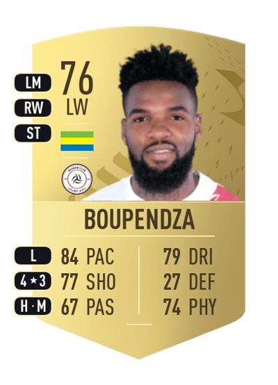 Aaron Boupendza Common 76 OVR