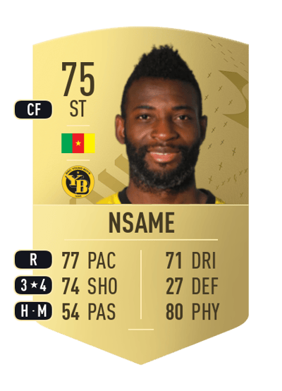 Jean-Pierre Nsame Common 75 OVR