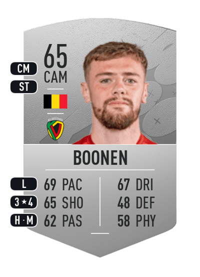 Indy Boonen Common 65 OVR
