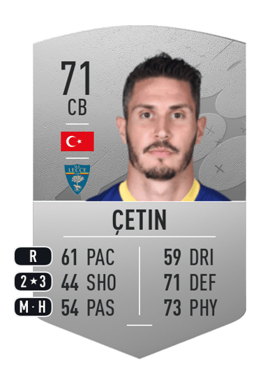 Mert Çetin Common 71 OVR