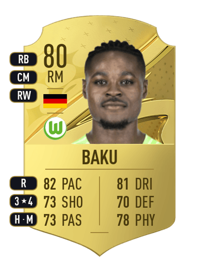 Ridle Baku Rare 80 OVR