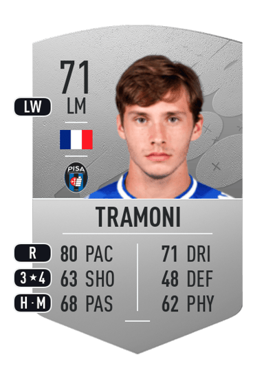 Mattéo Tramoni Common 71 OVR