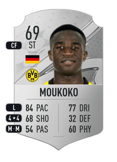 Youssoufa Moukoko Rare 69 OVR