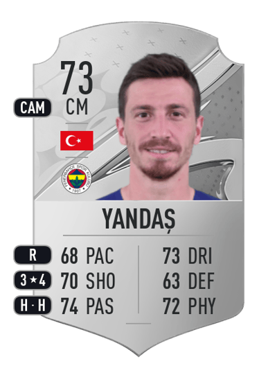 Mert Hakan Yandaş Rare 73 OVR
