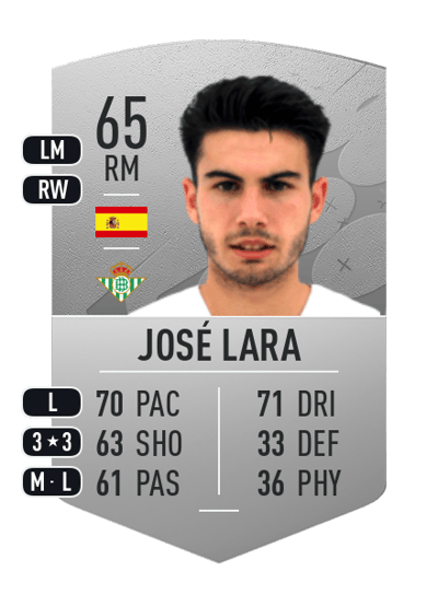 José Lara Common 65 OVR