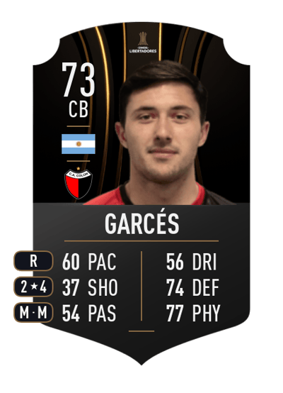 Facundo Garcés CONMEBOL LIBERTADORES 73 OVR