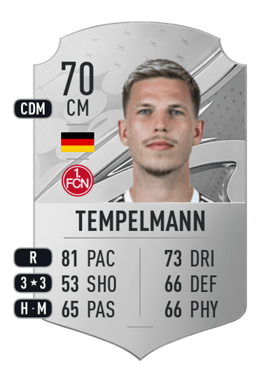 Lino Tempelmann Rare 70 OVR