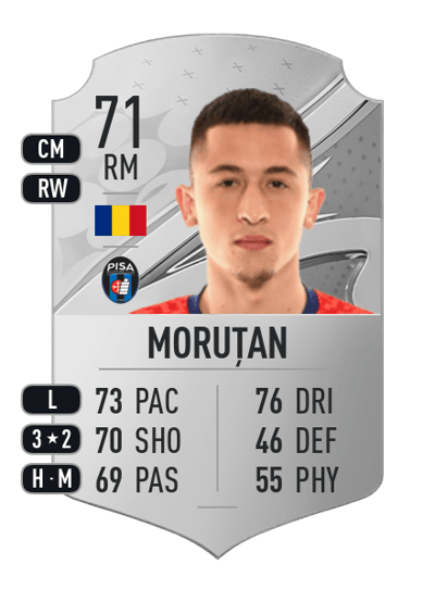 Olimpiu Moruțan Rare 71 OVR