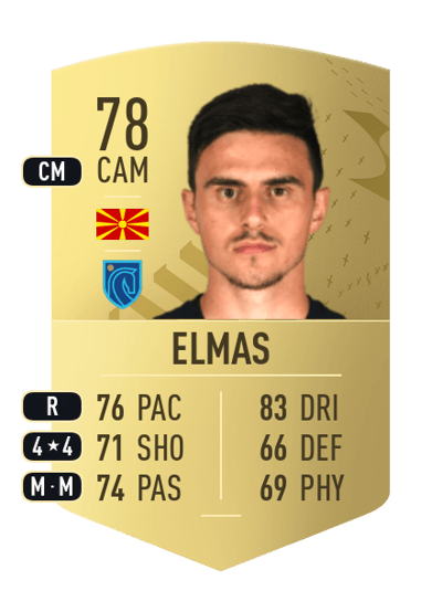 Eljif Elmas Common 78 OVR