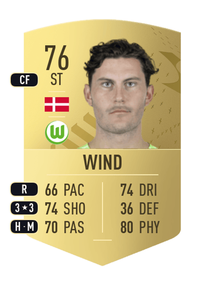 Jonas Wind Common 76 OVR