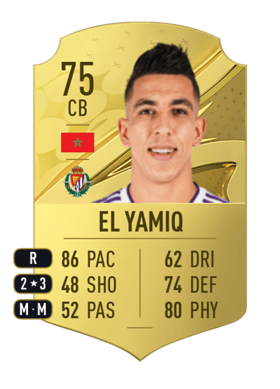 Jawad El Yamiq Rare 75 OVR