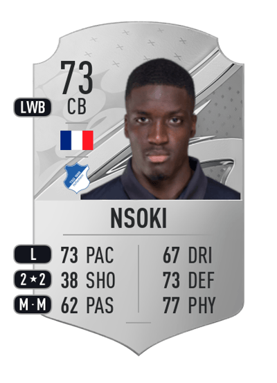 Stanley Nsoki Rare 73 OVR