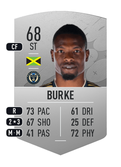 Cory Burke Common 68 OVR