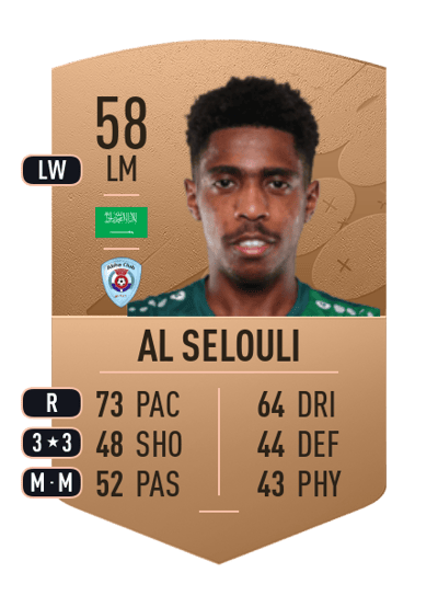 Saad Al Selouli Common 58 OVR
