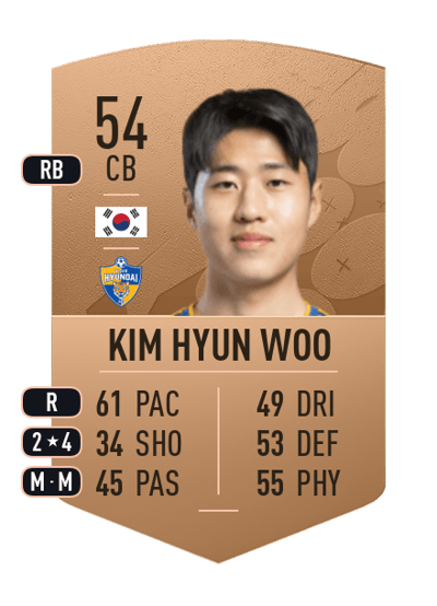 Kim Hyun Woo Common 54 OVR
