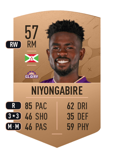 Pacifique Niyongabire Common 57 OVR