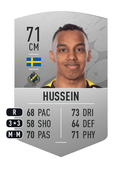 Bilal Hussein Common 71 OVR
