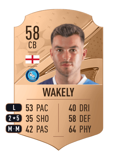 Jack Wakely Rare 58 OVR