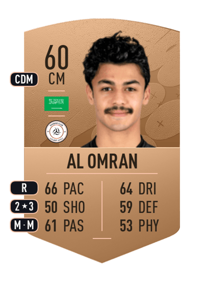 Nasser Al Omran Common 60 OVR